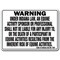 Signmission 14 in Height, 10 in Width, Plastic, 10" x 14", WS-Indiana Equine WS-Indiana Equine - alternate 1